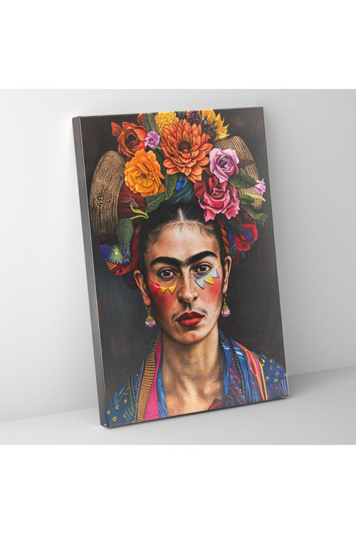 Ressam Kahlo Tarzı Kanvas Tablo, Ressam Kahlo, Kanvas Tablo, Ressam Kahlo Tarzı