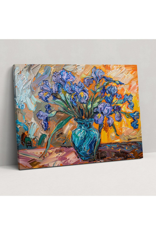 Vincent Van Gogh Süsen Kanvas Tablo, Vincent Van Gogh, Kanvas Tablo, Kanvas Tablo Duvar Tablosu