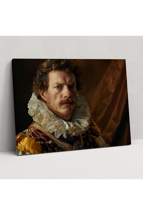 Rembrandt Asilzade Portresi Kanvas Tablo, Rembrandt, Kanvas Tablo, Duvar Tablosu