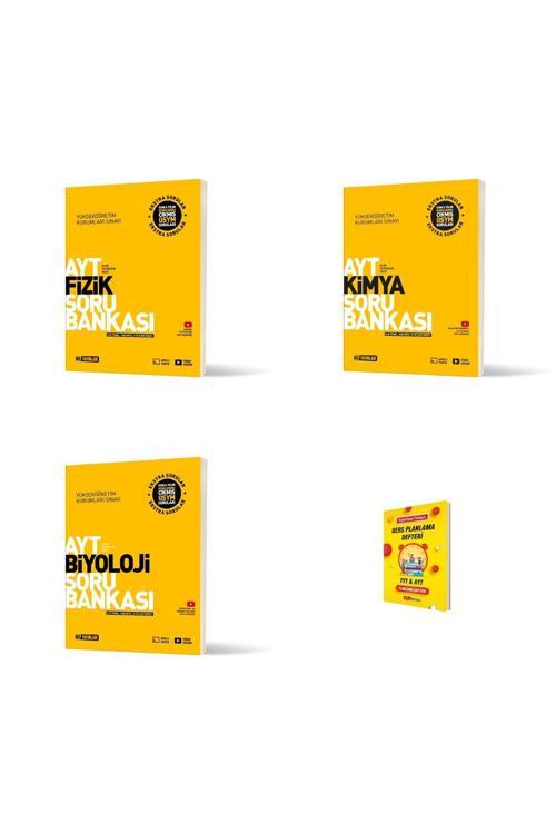 Hız Yayınları Ayt Fizik Kimya Ve Biyoloji 3Lü Set Soru Bankası