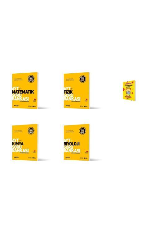 Hız Yayınları Ayt Matematik Fizik Kimya Ve Biyoloji 4Lü Set Soru Bankası