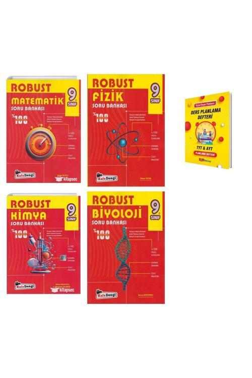 Kafa Dengi Yayınları 9. Sınıf Robust Matematik Fizik Kimya Ve Biyoloji 4Lü Set Soru Bankası
