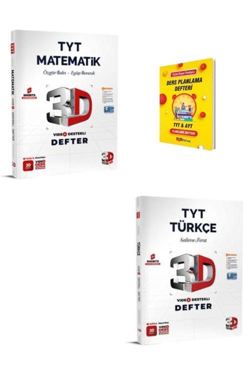 3D Yayınları Tyt Matematik Ve Türkçe Video Destekli Defter