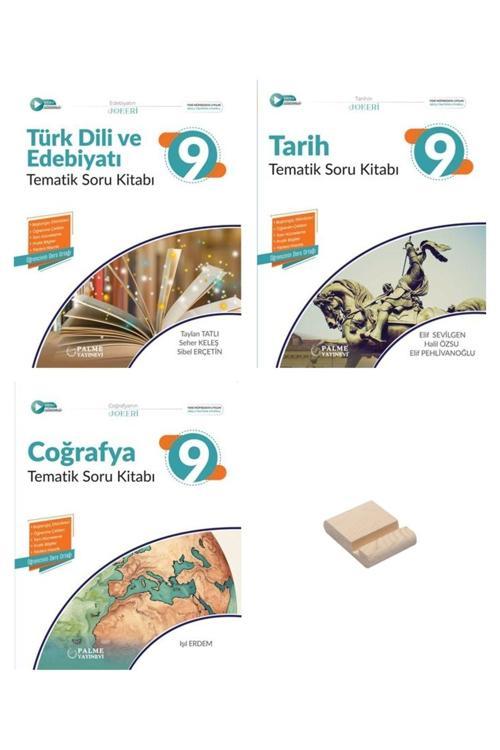 Palme Yayınevi 9. Sınıf Edebiyat Tarih Ve Coğrafya 3Lü Set Tematik Soru Kitabı