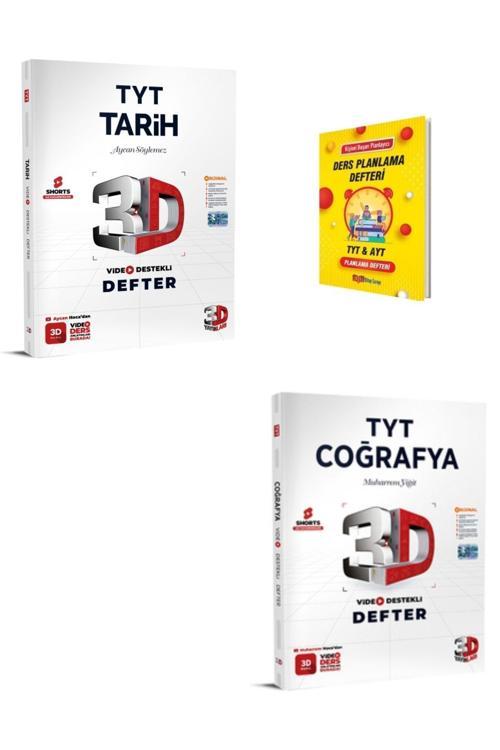 3D Yayınları Tyt Tarih Ve Coğrafya Video Destekli Defter