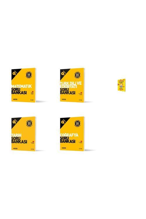 Hız Yayınları 9. Sınıf Matematik Edebiyat Tarih Ve Coğrafya 4Lü Set Soru Bankası