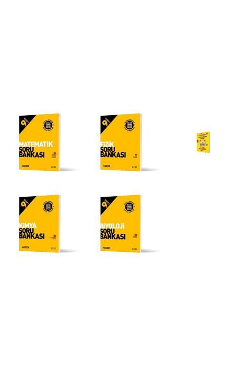 Hız Yayınları 9. Sınıf Matematik Fizik Kimya Ve Biyoloji Sayısal 4Lü Set Soru Bankası
