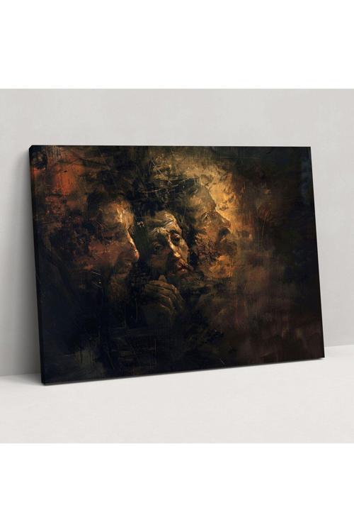 Rembrandt Chiaroscuro Tekniği Kanvas Tablo, Rembrandt, Kanvas Tablo, Kanvas Tablo