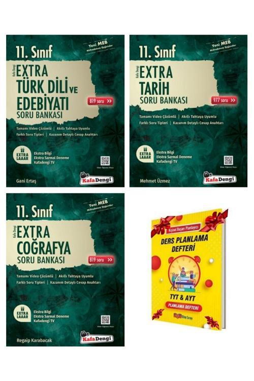 Kafa Dengi Yayınları 11. Sınıf Sözel Soru Bankası Extra 3Lü Set