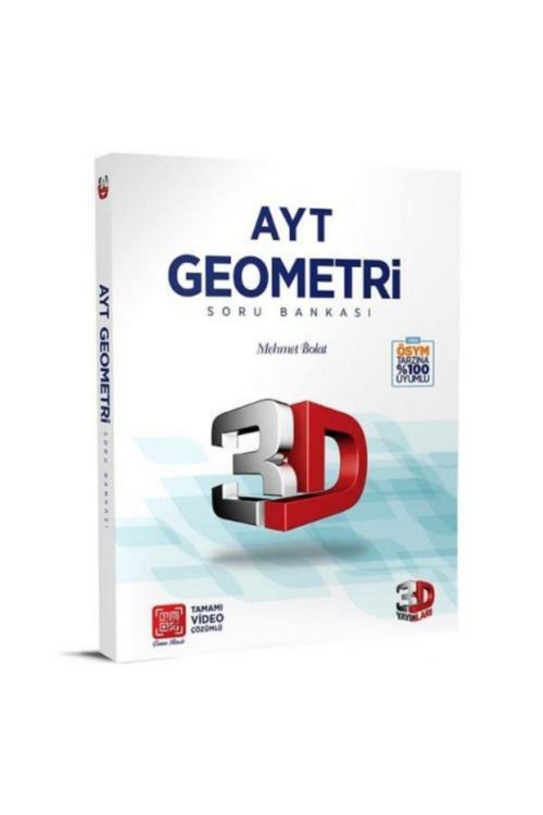 3D Yayınları Çözüm Yayınları Ayt 3D Geometri Soru Bankası Mehmet Bolat