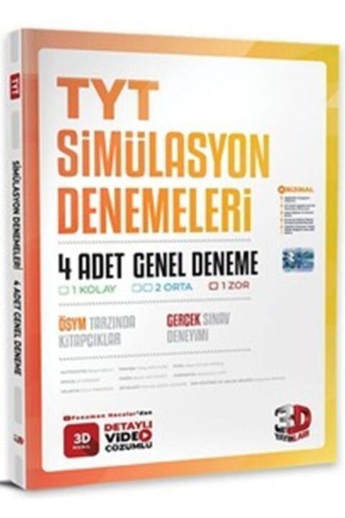3D Yayınları Tyt 4 Lü Simülasyon Genel Deneme