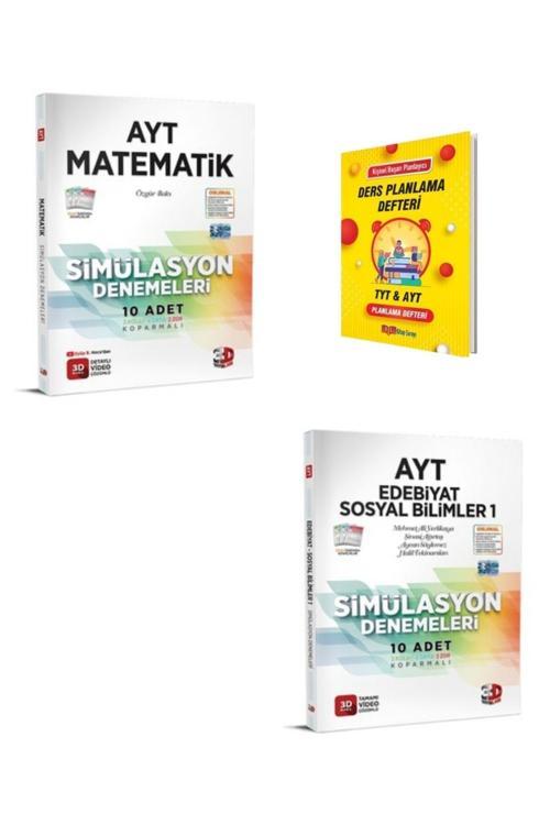 3D Yayınları Ayt Matematik Ve Edebiyat Sosyal Denemeleri
