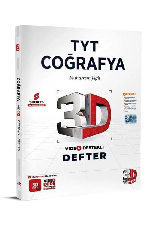 3D Yayınları 3D Tyt Coğrafya Video Destekli Defter