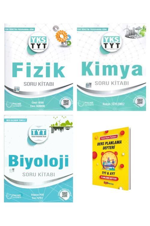 Palme Yayınevi Tyt Fizik Kimya Ve Biyoloji Soru Kitabı 3Lü Set