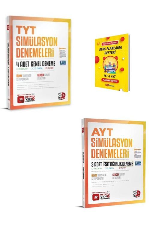 3D Yayınları Tyt Ve Ayt Eşit Ağırlık Deneme Seti