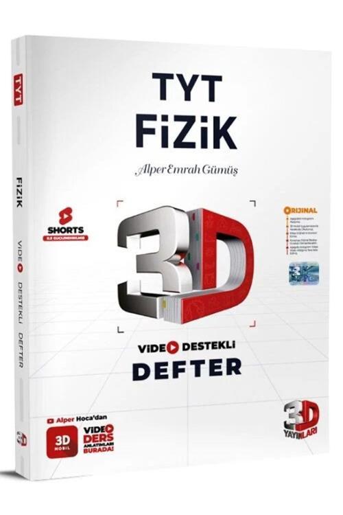 3D Yayınları Tyt Fizik Video Destekli Defter