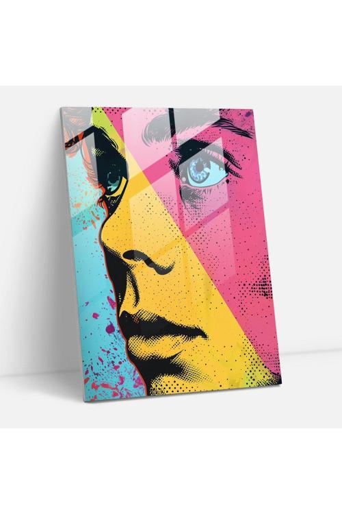 Andy Warhol Cam Tablo, Pop Art Çizgi Roman Tasarımı, Andy Warhol, Cam Tablo, Modern Sanat