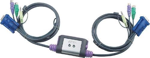 2 Port Kvm Switch With Audio Ps-2 Cs62A-A7