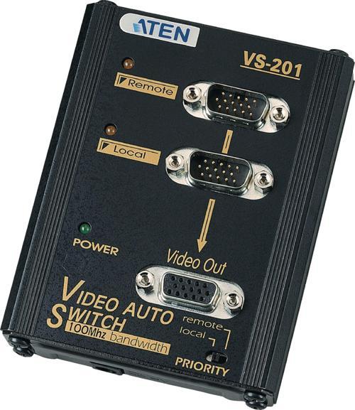 2 Port Video Switch 2 Port Vga Seçici , 2 Giriş - 1 Çıkış (2 Port Video Switch) Vs201-At