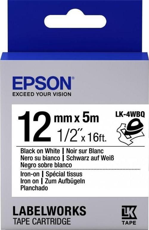 Lk-4Wbq İron Siyah Üzeri Beyaz 12Mm 9Metre Etiket
