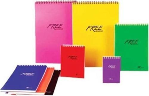 Bloknot Free Platinum Office Spiralli A5 80 Yaprak Çizgili Not Defteri 141171-99 (6 Lı Paket)