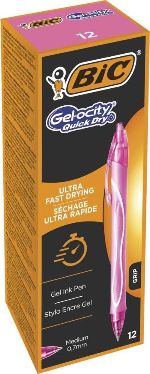 Jel Tükenmez Kalem Gelocity Hızlı Kuruyan Pembe (12 Li Paket) 964777
