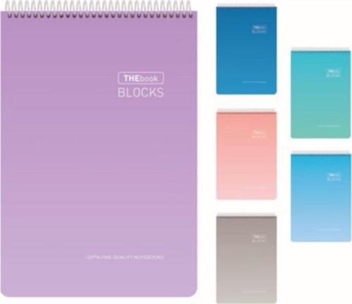 Bloknot Thebook Blocks Spiralli Sert Kapak Not Defteri A4 100 Yp Çizgili 5521