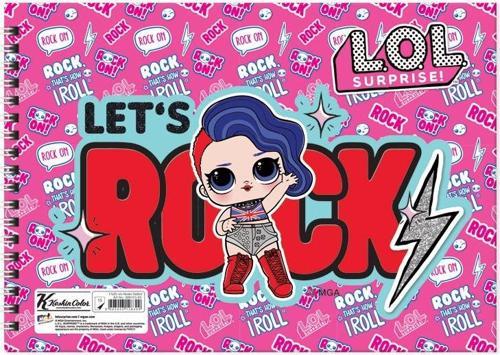 L.O.L. 17X25Cm 15 Yaprak Spiralli Resim Defteri 110 Gram (4 Lü Paket)