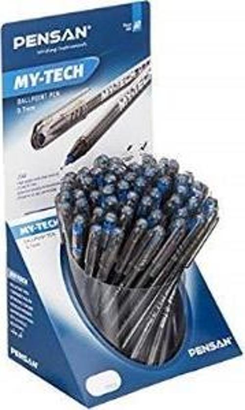 2250 Tükenmez Kalem My-Tech 1.0 Mm Mavi (60 Lı Paket)