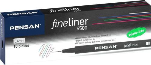 6500 Fineliner Keçe Uç Kalem 0,4 Mm Mor (10 Lu Paket) PE6500FLMOR