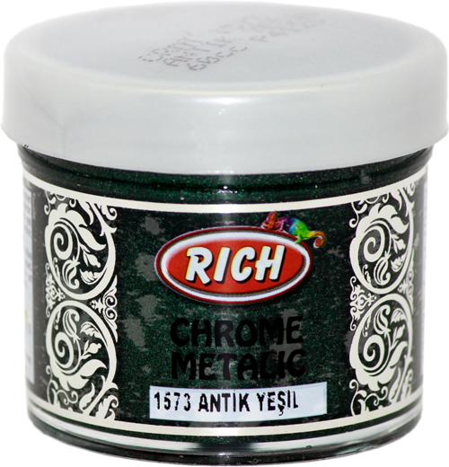 Akrilik Boya Chrome Metalik 50 Cc Antik Yeşil 1573