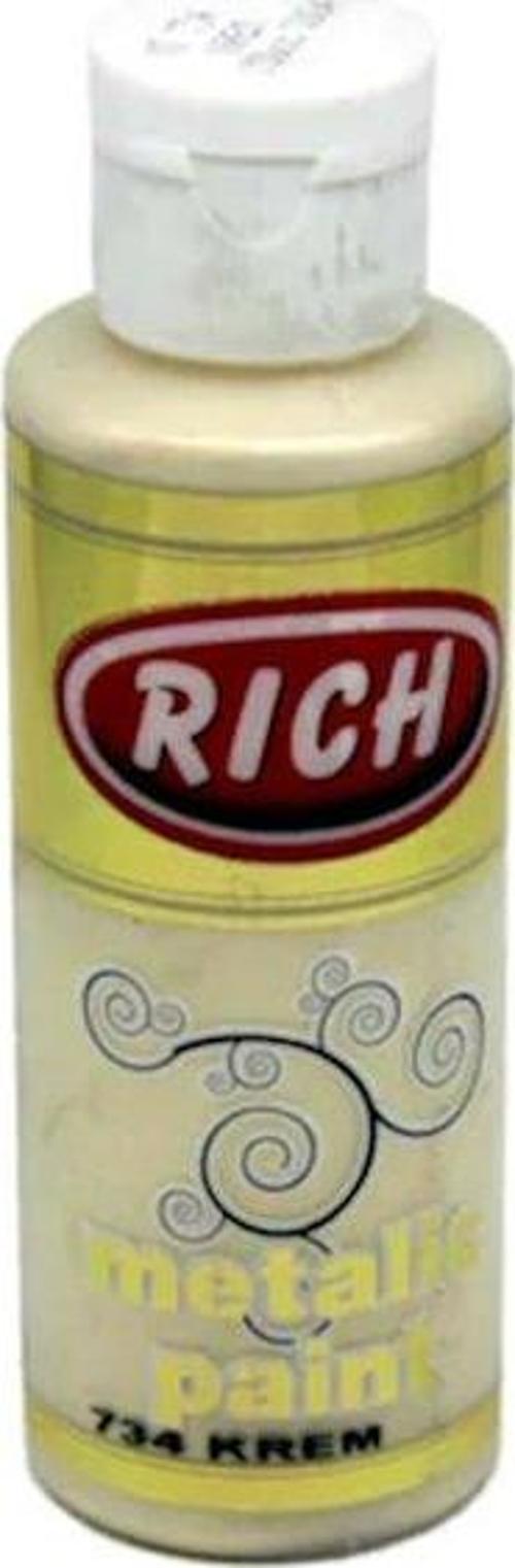 Akrilik Boya Metalik 120 Cc Krem 120-0734