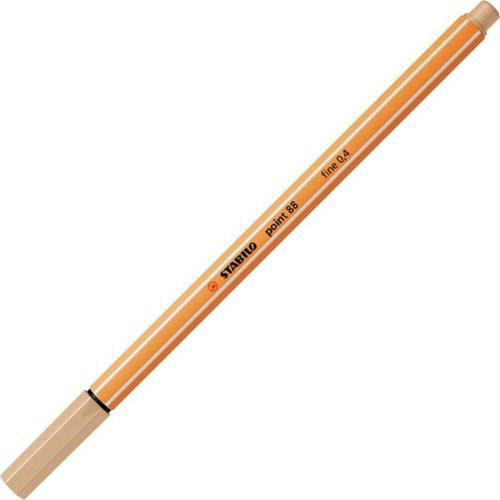 Fineliner Point 88 İnce Keçe Uçlu Kalem 88 Point 0.4 Mm Ten Rengi 88/86 (10 Lu Paket)