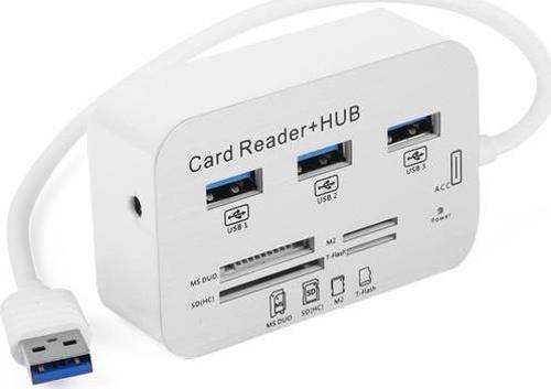 acucr340 3Xusb 3.0 Hub ve Çoklu Harici Kart Okuyucu