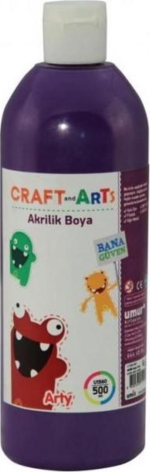 Craft And Arts Akrilik Boya 500 Ml Mor U1560-MO