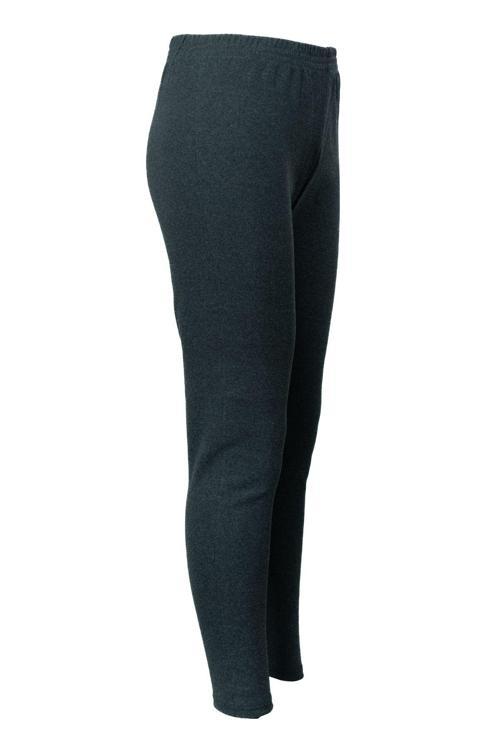 Kadın Kışlık İçik Pijama Pamuklu Kalın İçi Miflonlu Battal Beden Paçası Lastikli Sıcak Tutar Füme Standart