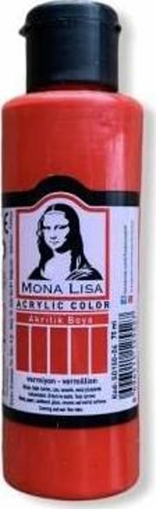 Monalisa Akrilik Boya 125 Ml Vermiyon Kırmızı 311 (6 Lı Paket)