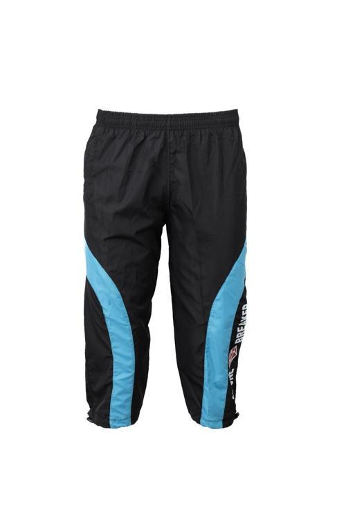 Erkek Deniz Şortu Kapri Baskılı Beli Lastikli Ve Bağcıklı Cepli Sututmayan Rahat Hafif Kumaş Gök Mavisi 2XL