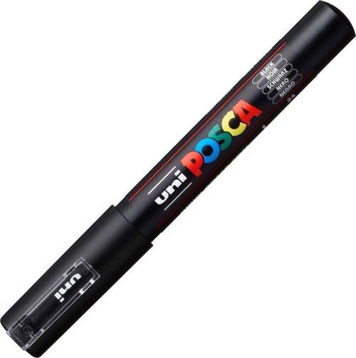 Markör Boyama Posca Su Bazlı Poster Kalemi 0.7 Mm Siyah Pc-1M (6 Lı Paket)