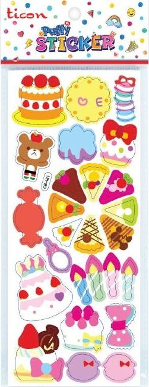 Puffy Sticker Pasta Tps-009/12 348931 (20 Li Paket)