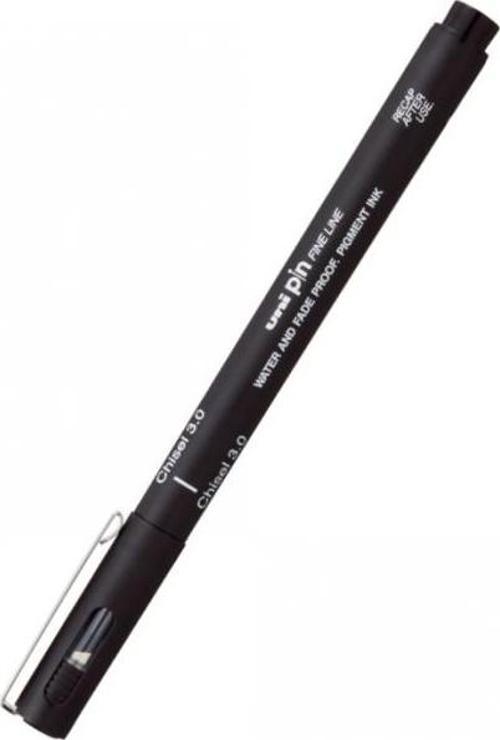 Pin 2.0 Fine Line Kesik Uçlu Kalem Fine Liner Drawing Pen Siyah PINCS2-200 (12 Li Paket)