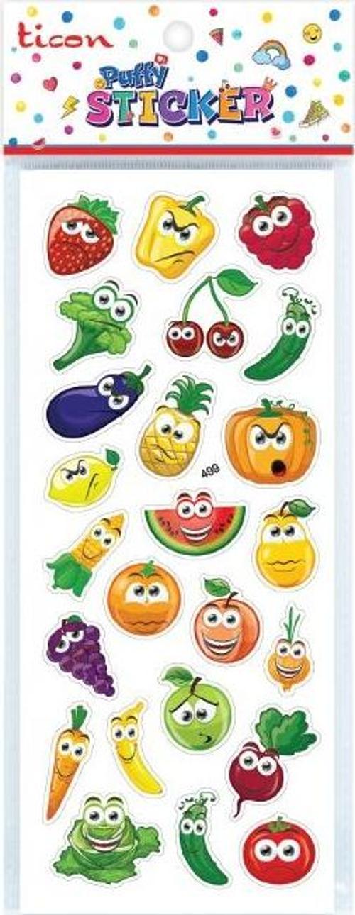 Puffy Sticker Sebze Tps-010/6 348942 (20 Li Paket)