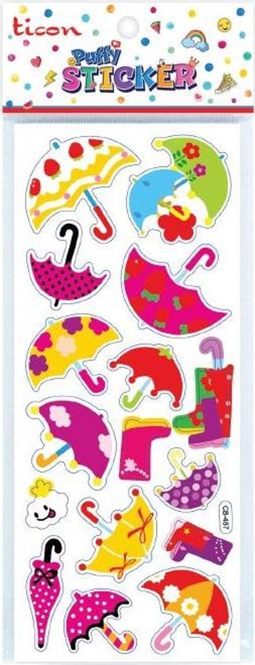Puffy Sticker Şemsiye Tps-009/8 348927 (20 Li Paket)