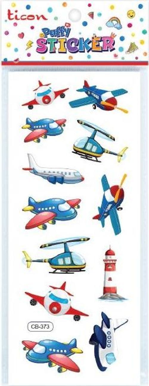 Puffy Sticker Uçak Tps-013/1 348950 (20 Li Paket)
