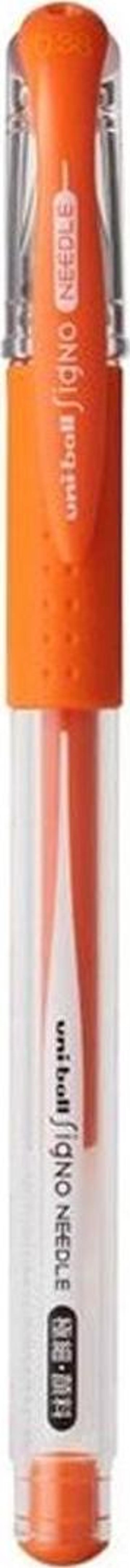 Signo Needle 0.38 İğne Uçlu Jel Kalem Turuncu UM-151ND (10 Lu Paket)