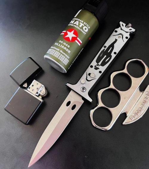 Akc Criss Ejderha Desenli İtalyan Stiletto
