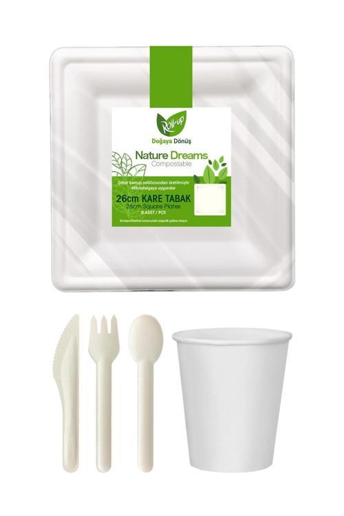 Roll-up Lüks Plastik Bıçak Şeffaf 10lu