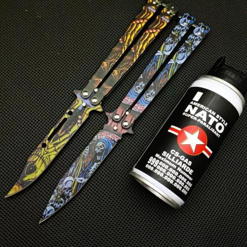Benchmade Siyah Ejderha Desenli Kelebek