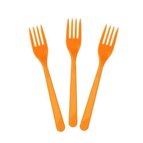 Lila Renk Lüks Plastik Çatal 25 Adet