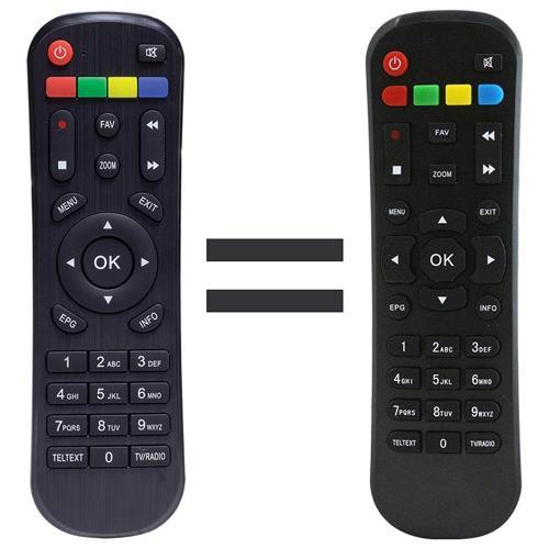 Weko Kawai KW-6850 Uyumlu Mini HD Uydu Kumandası Uzaktan Kumanda